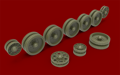 MiniArt 1/35 Military - T-34 Wheels Set 1942 Series - 35236