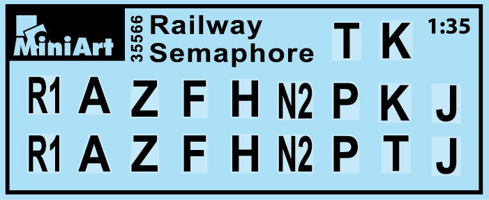 MiniArt 1/35 Accessories - Railway Semaphore - 35566
