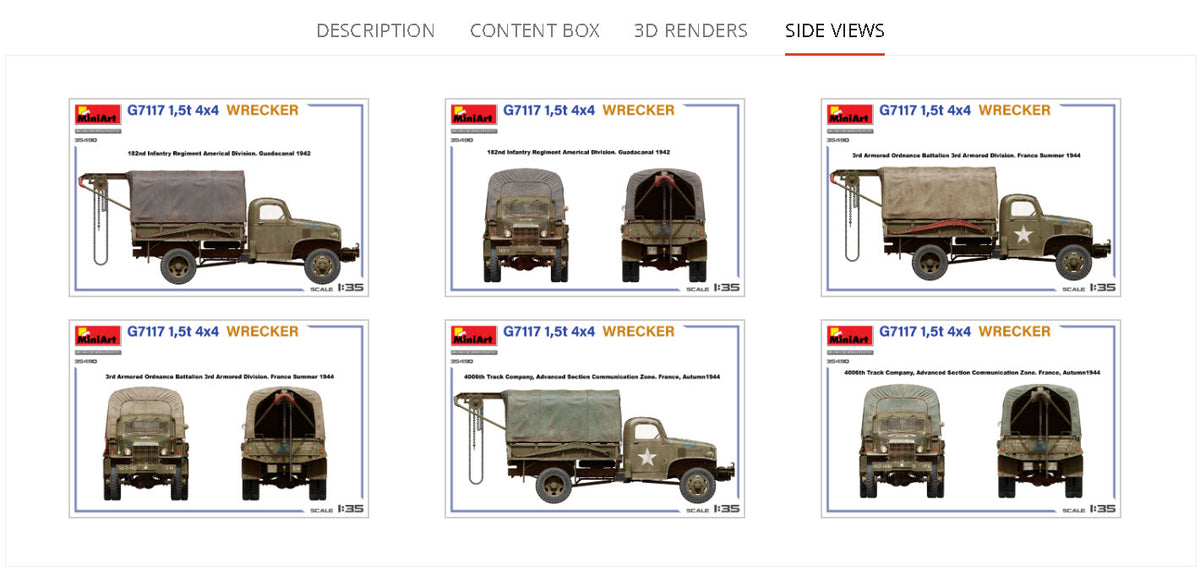 MiniArt 1/35 Military - G7117 1,5t 4x4 Wrecker - 35490
