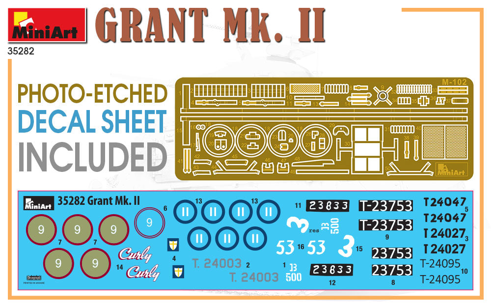 MiniArt 1/35 Military - Grant Mk II - 35282