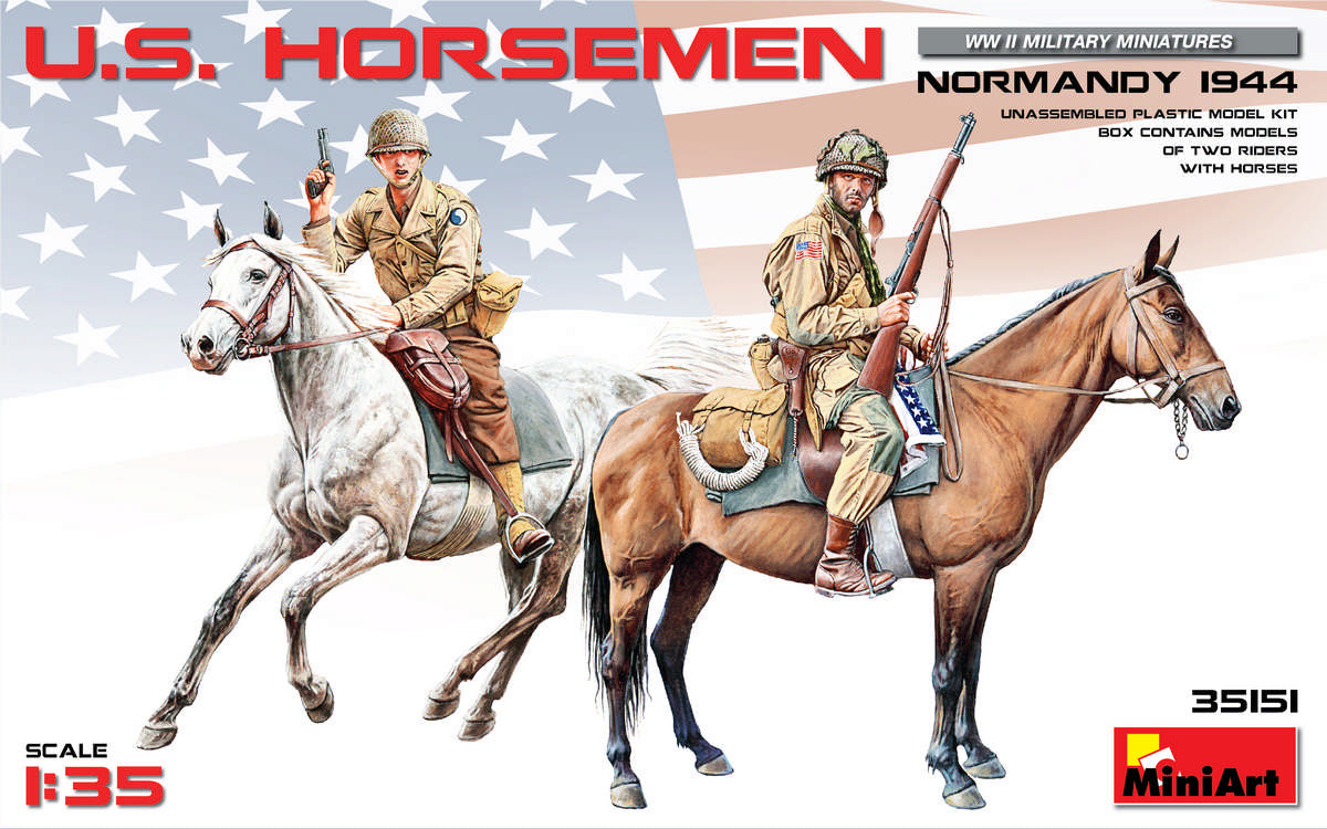 MiniArt U.S. Horsemen (Normandy 1944) - 35151 box art