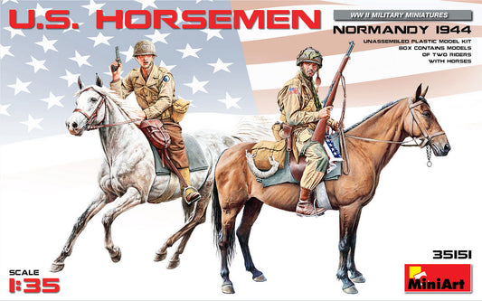 MiniArt U.S. Horsemen (Normandy 1944) - 35151 box art