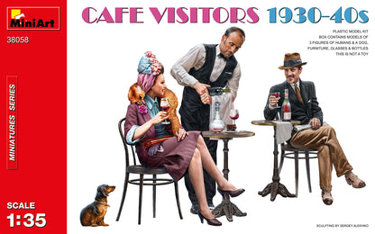 MiniArt Cafe Vistiors 1930's-40's - 38058 box art