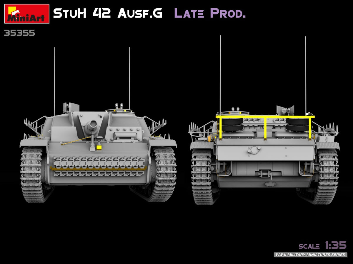MiniArt 1/35 Military - StuH 42 Ausf G Late Prod - 35355