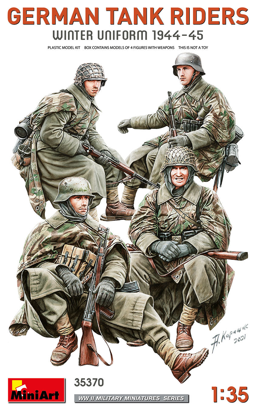 MiniArt German Tank Riders Winter Uniform 1944-45 - 35370 box art