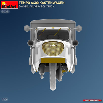 MiniArt 1/35 Military - Tempo A400 Kastenwagen 3-Wheel Box Truck - 38053