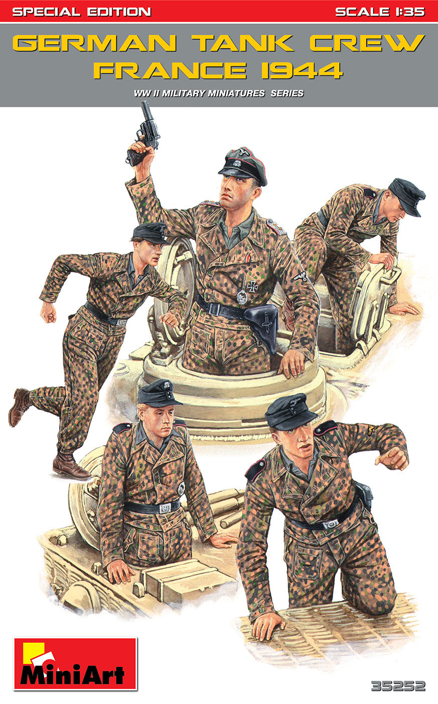 MiniArt German Tank Crew France 1944 Special Edit. - 35252 box art