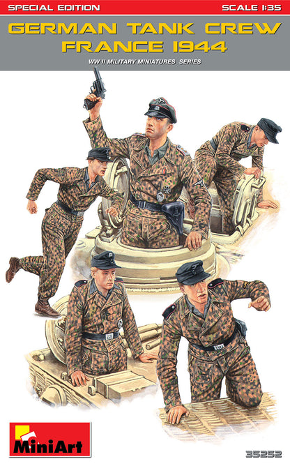 MiniArt German Tank Crew France 1944 Special Edit. - 35252 box art