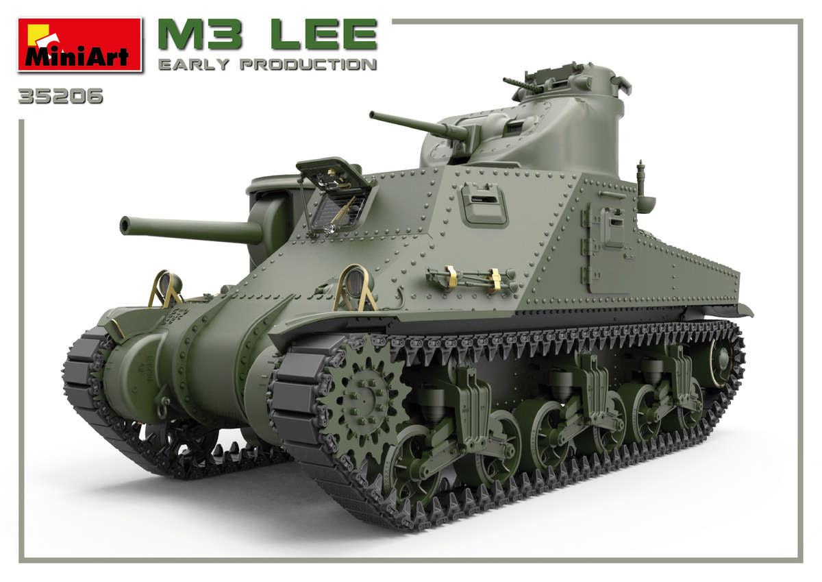 MiniArt 1/35 Military - M3 Lee Early Prod. Interior Kit - 35206