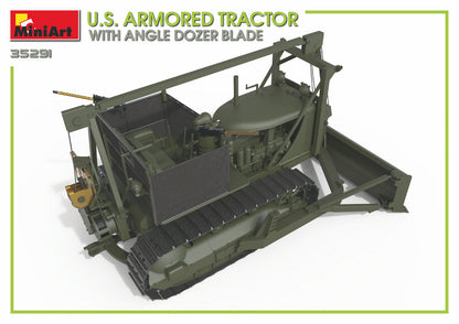 MiniArt 1/35 Military - US Armored Tractor w/ Angle Dozer Blade - 35291