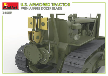 MiniArt 1/35 Military - US Armored Tractor w/ Angle Dozer Blade - 35291