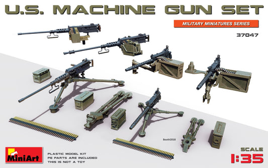 MiniArt U.S. Machine Gun Set - 37047 box art