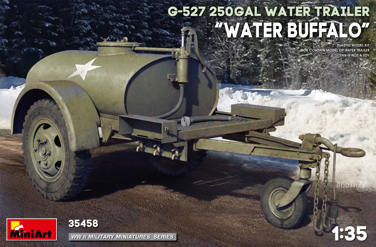 MiniArt G-527 250gal Water Trailer 'Water Buffalo' - 35458 box art