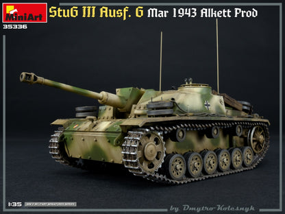 MiniArt 1/35 Military - StuG III Ausf G Mar 1943 Alkett Prod - 35336