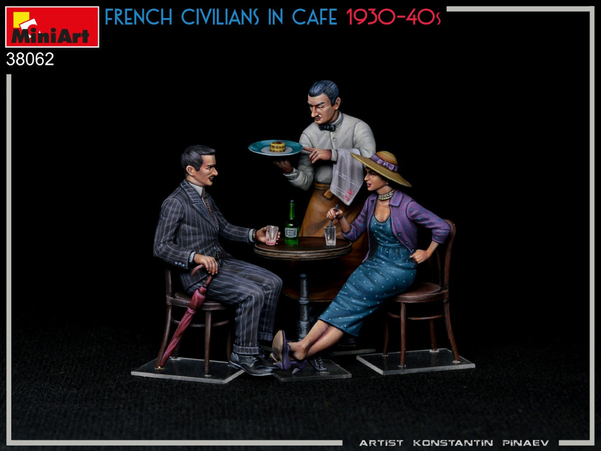 MiniArt 1/35 Military - French Civilians in Cafe 1930-40's - 38062