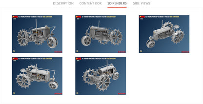 MiniArt 1/35 Vehicles - All-Around / Rowcrop Standard Tractor 1936 - 38096