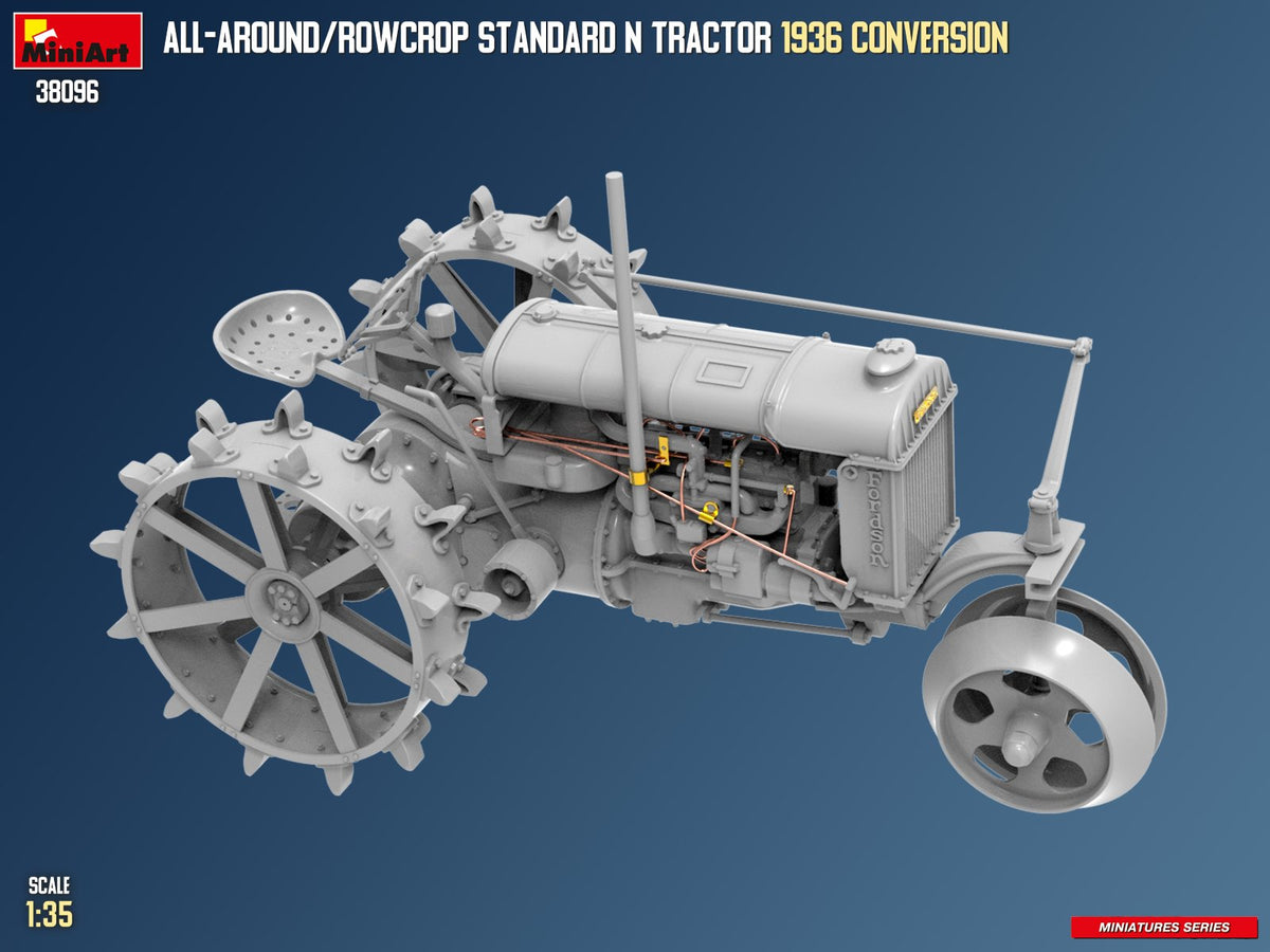 MiniArt 1/35 Vehicles - All-Around / Rowcrop Standard Tractor 1936 - 38096