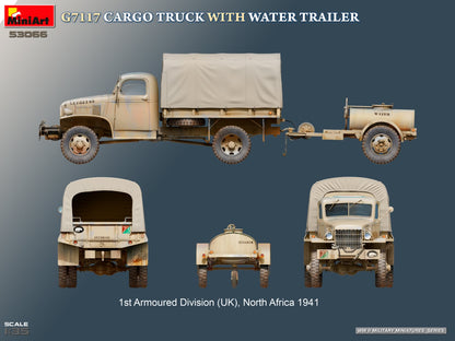MiniArt 1/35 Military - G7117 Cargo Truck with Water Trailer - 53066