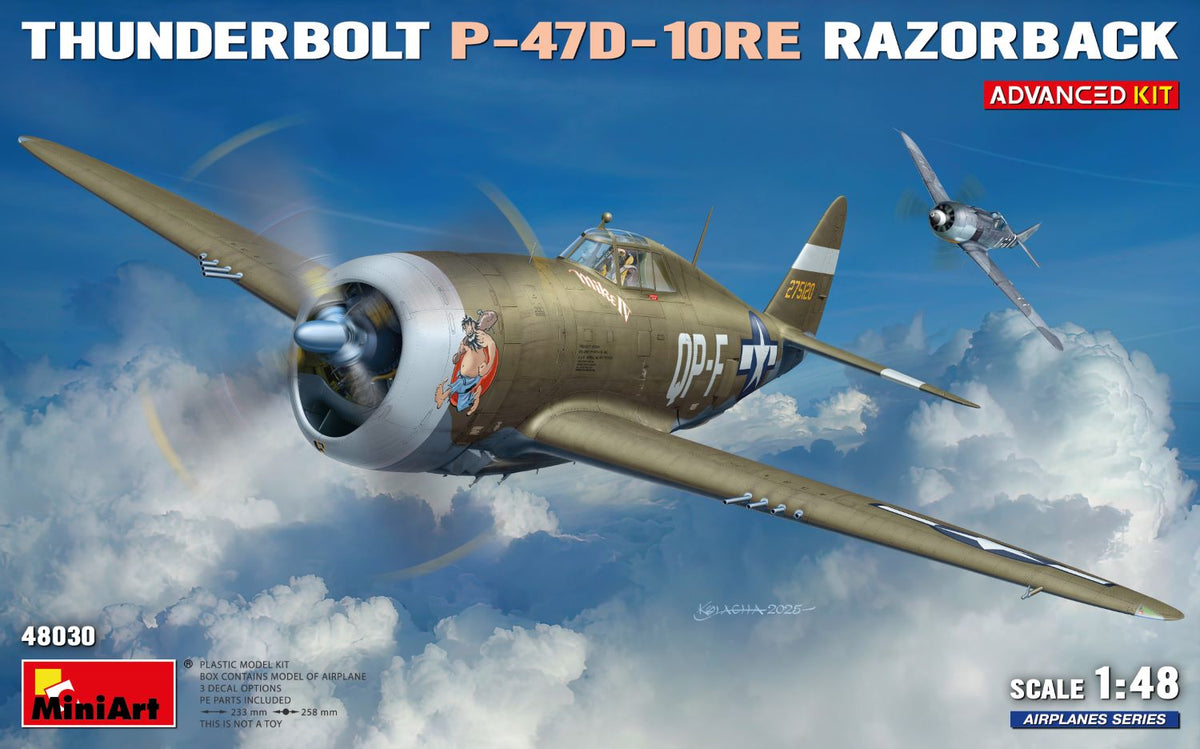 MiniArt P-47D-10RE Thunderbolt, Advanced Kit - 48030 box art