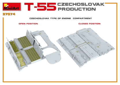 MiniArt 1/35 Military - T-55 Czechoslovak Prod - 37074