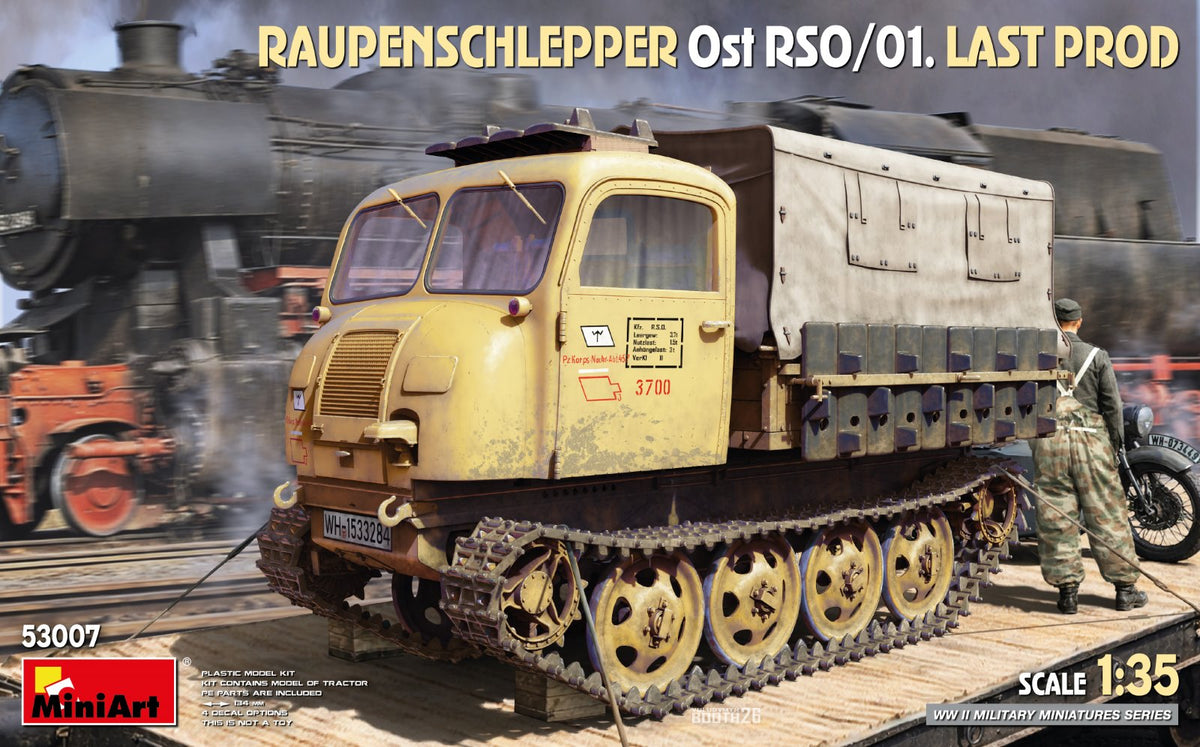 MiniArt Raupenschlepper Ost RSO/01. Last Prod - 53007 box art