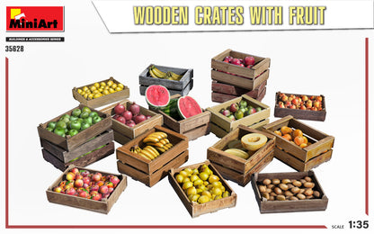 MiniArt 1/35 Military - Wooden Crates with Fruit - 35628