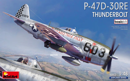 MiniArt P-47D-30RE Thunderbolt, Basic Kit - 48023 box art