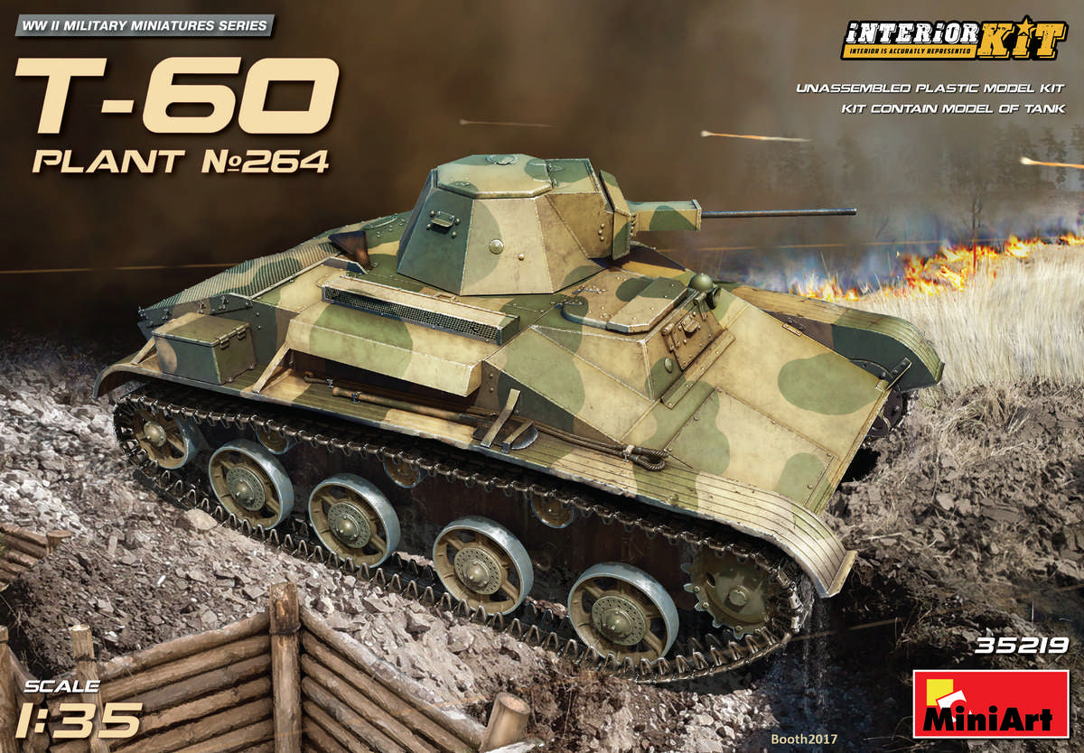 MiniArt T-60 (Plant No. 264) Stalingrad w/ Interior - 35219 box art