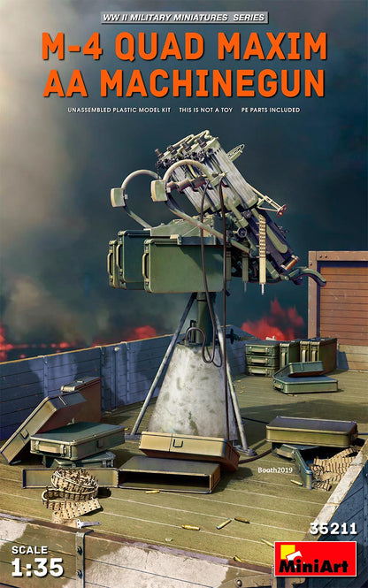 MiniArt M-4 Quad Maxim AA Machine Gun - 35211 box art