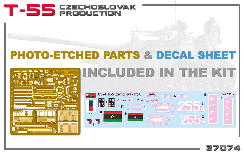 MiniArt 1/35 Military - T-55 Czechoslovak Prod - 37074
