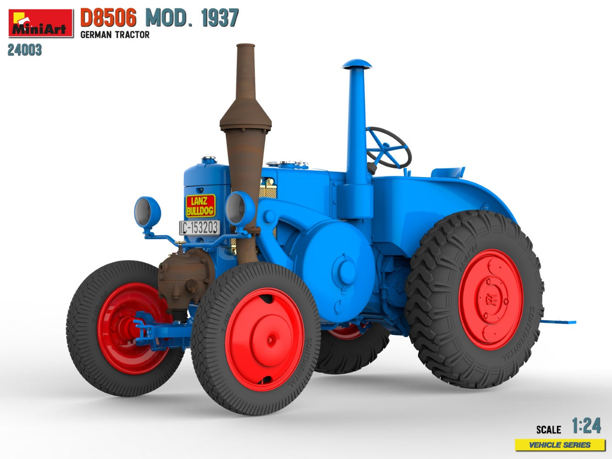 MiniArt 1/24 Vehicles - German D8506 Mod 1937 Agricultural Tractor - 24003