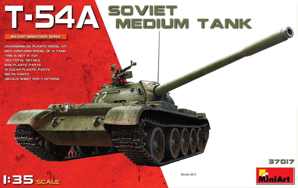 MiniArt T-54A Soviet Medium Tank - 37017 box art