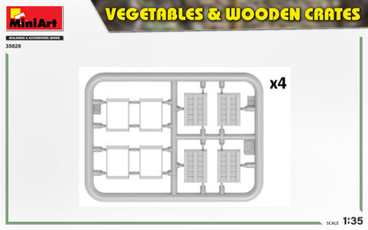 MiniArt 1/35 Military - Vegtables & Wooden Crates - 35629