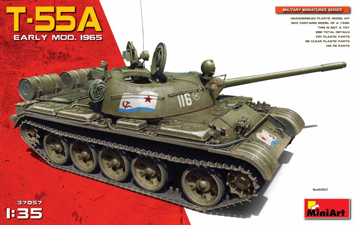 MiniArt T-55A Soviet Medium Tank Mod. 1965 - 37057 box art