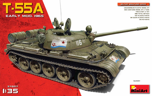 MiniArt T-55A Soviet Medium Tank Mod. 1965 - 37057 box art