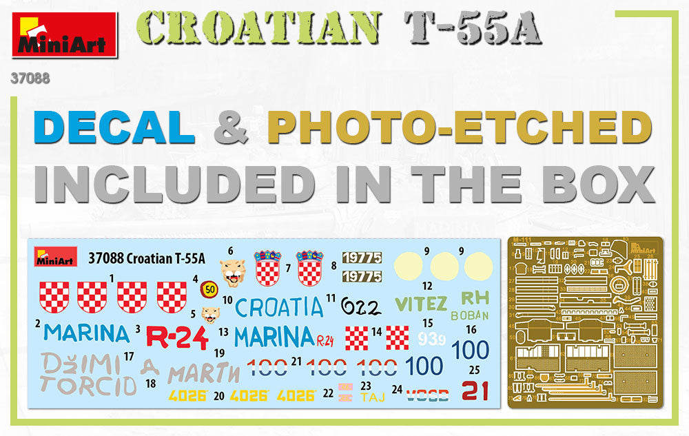 MiniArt 1/35 Military - Croatian T-55A - 37088