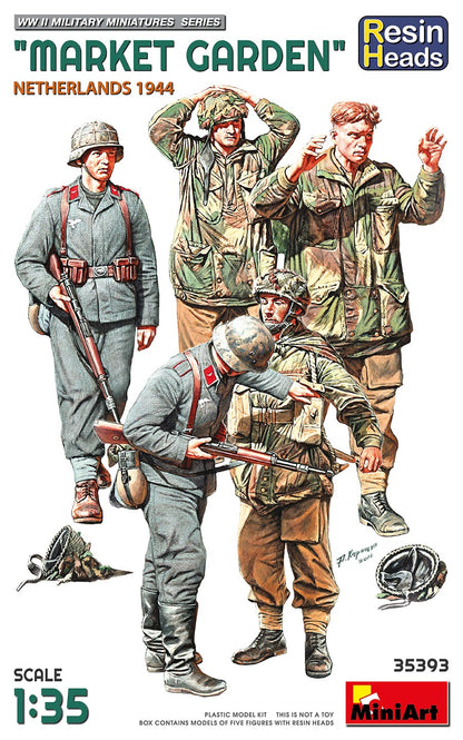 MiniArt Market Garden, Holland 1944, w/ Resin Heads - 35393 box art