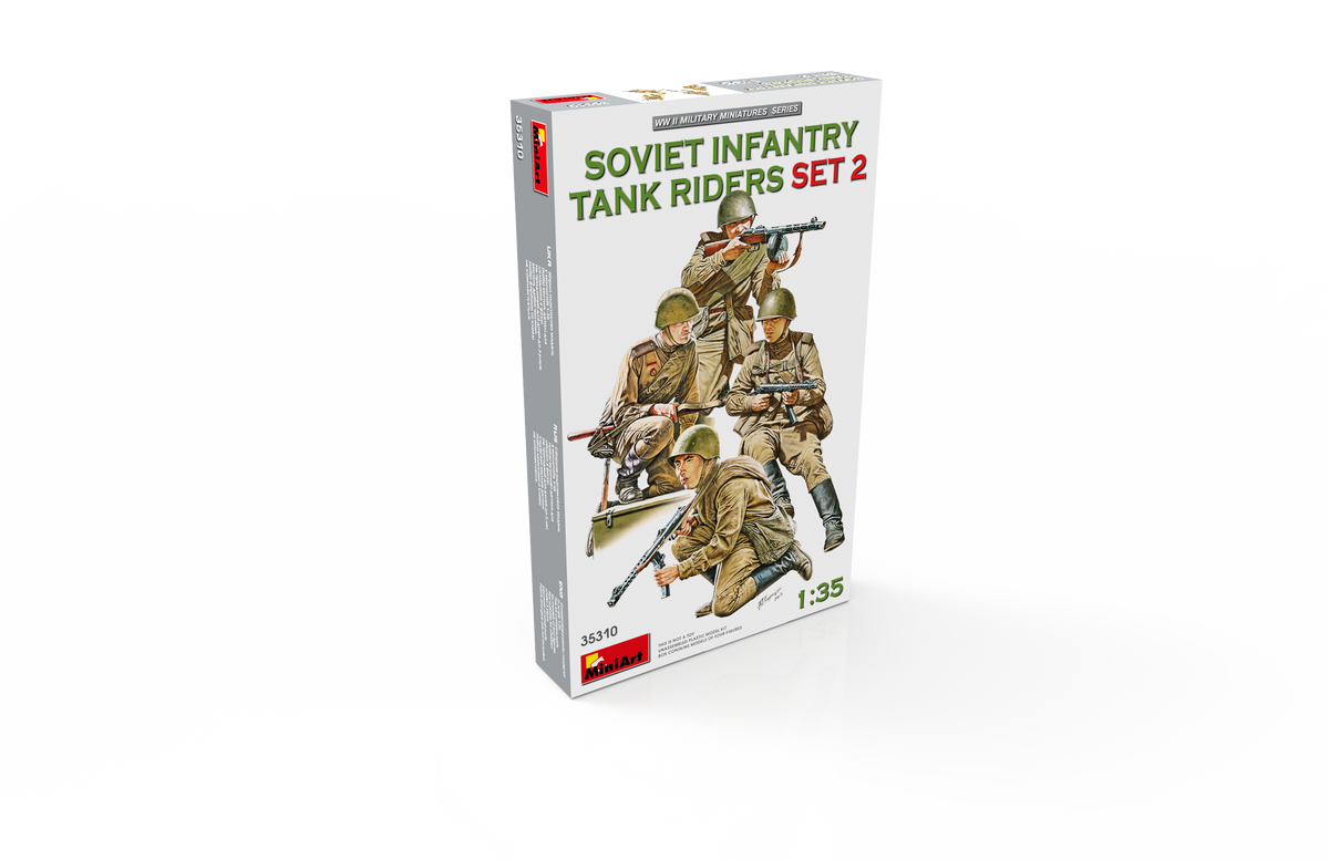 MiniArt 1/35 Military - Soviet Infantry Tank Riders Vol 2 - 35310