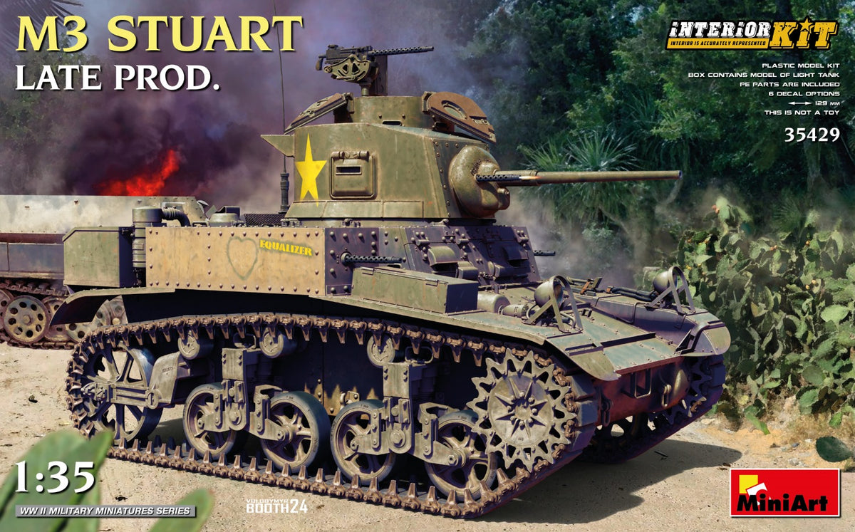 MiniArt M3 Stuart Late Prod (Int Kit) - 35429 box art