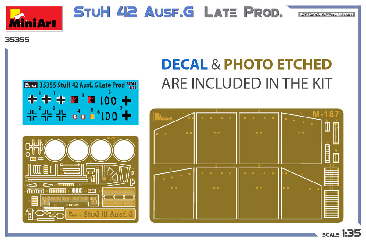 MiniArt 1/35 Military - StuH 42 Ausf G Late Prod - 35355
