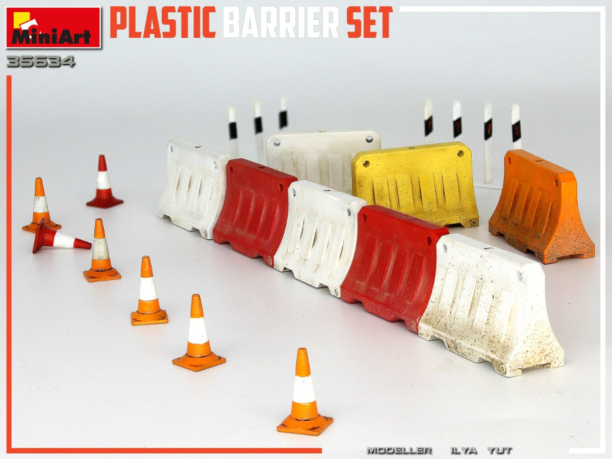 MiniArt 1/35 Military - Plastic Barrier Set - 35634