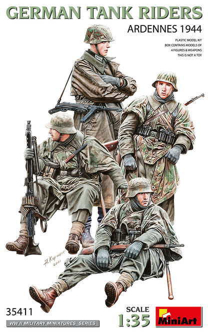 MiniArt German Tank Riders (Ardennes 1944) - 35411 box art