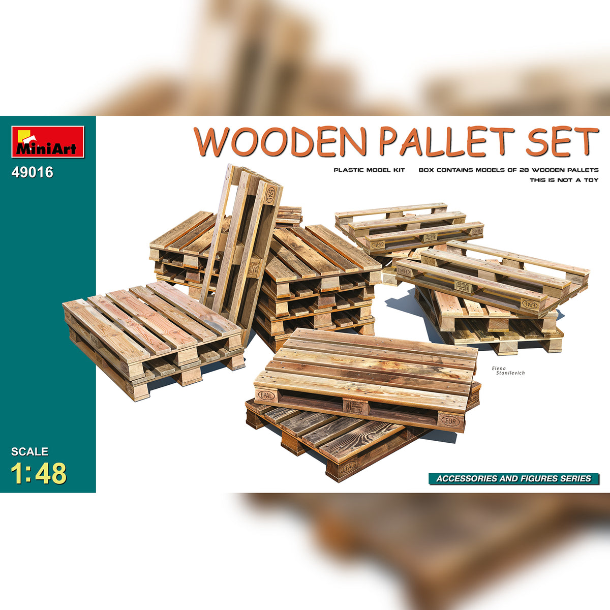 MiniArt Wooden Pallet Set - 49016 box art