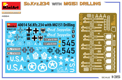 MiniArt 1/35 Military - Sd.Kfz.234 w/ MG151 Drilling - 40014