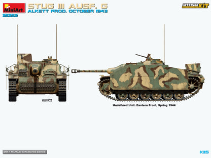 MiniArt 1/35 Military - StuG III Ausf. G Oct '43 Alkett Prod INT Kit - 35352