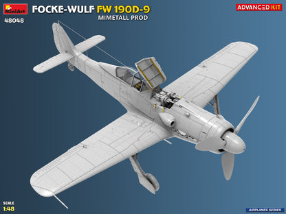 MiniArt 1/48 Aircraft - Focke-Wulf Fw 190D-9 Mimetall Prod, Adv Kit - 48048