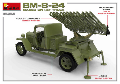 MiniArt 1/35 Military - BM-8-24 Based on 1.5t Truck - 35259