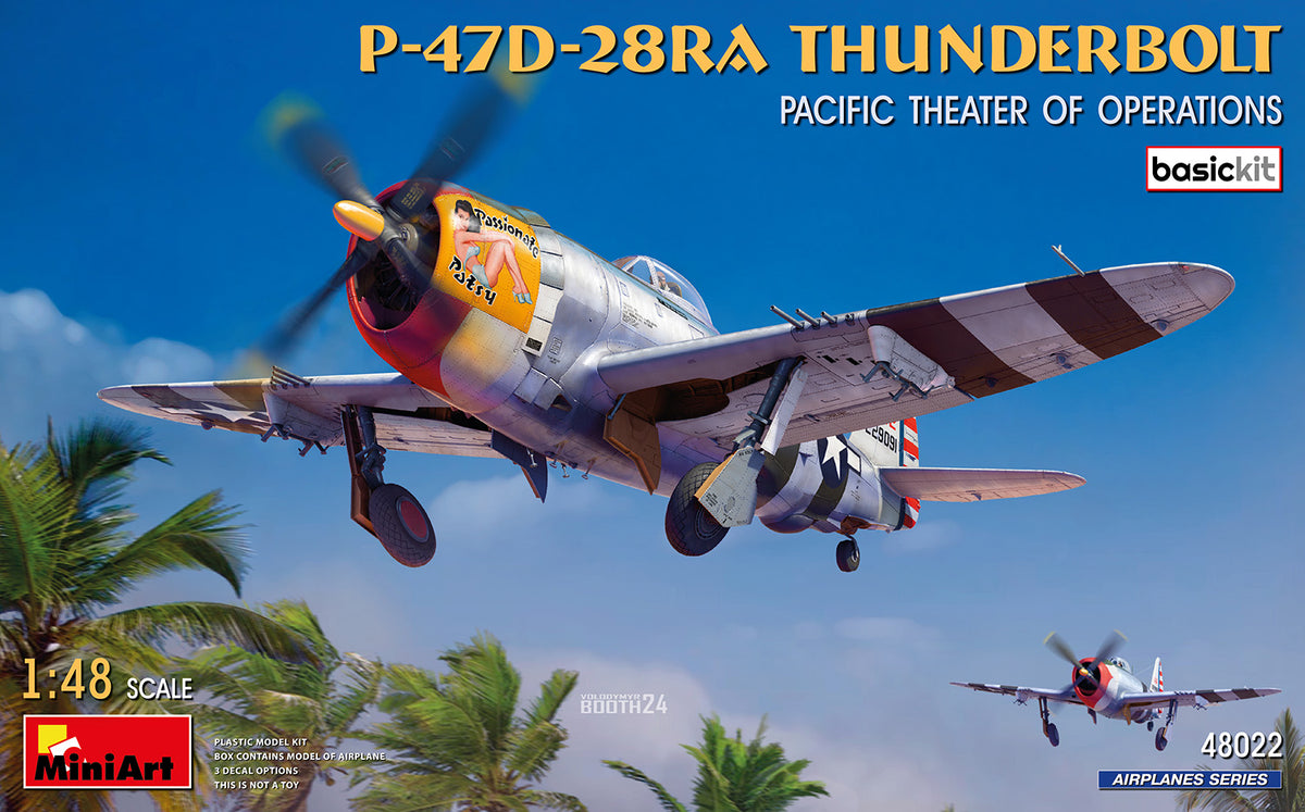 MiniArt P-47D-28RA Thunderbolt, Pacific Theater - 48022 box art