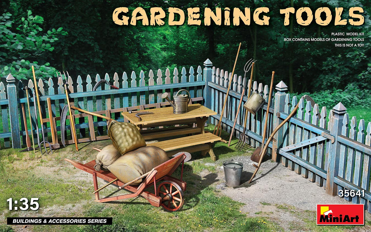 MiniArt Gardening Tools - 35641 box art
