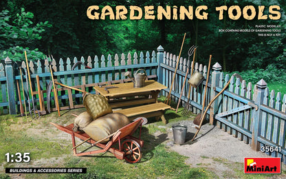 MiniArt Gardening Tools - 35641 box art